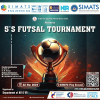 5's FUTSAL TOURNAMENT 2024 Futsal tournament Poster